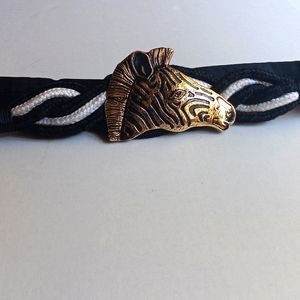 ZEBRA BLACK WHITE BELT